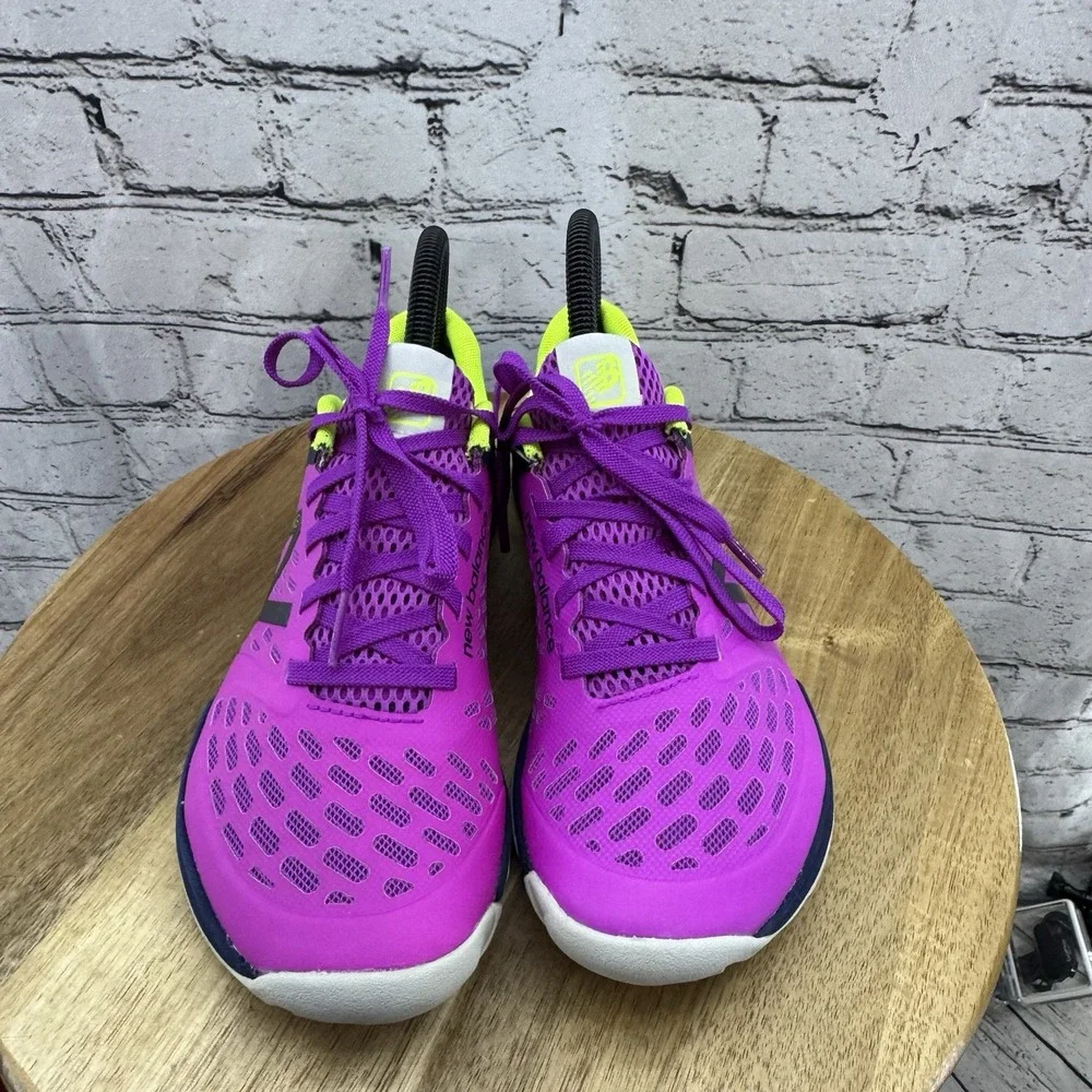 New Balance Women's Minimus Lightweight Purple Lime Training Shoes